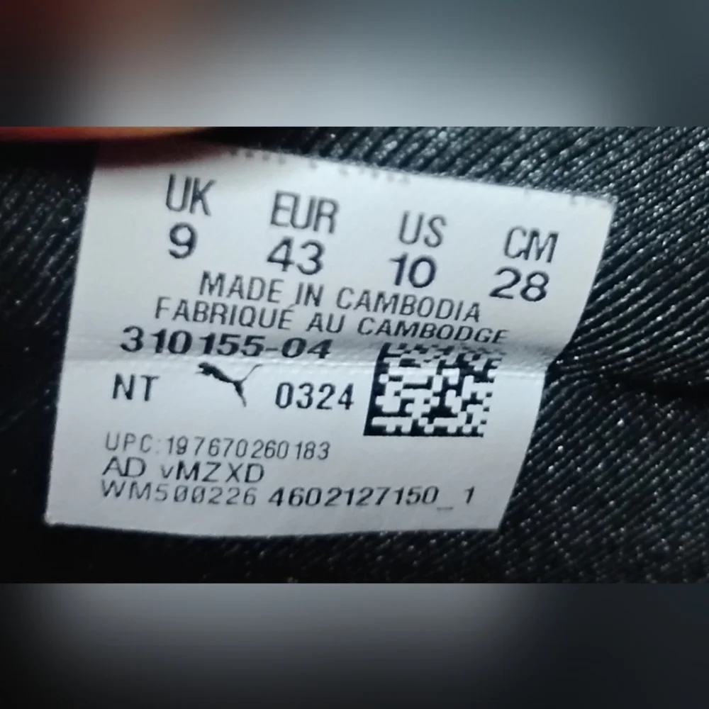 Puma Softride Carson Fresh Black Red Men Road Running Jogging Shoes 310155-04 - Picture 6 of 14